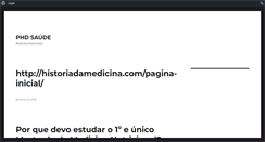 Desktop Screenshot of historiadamedicina.com